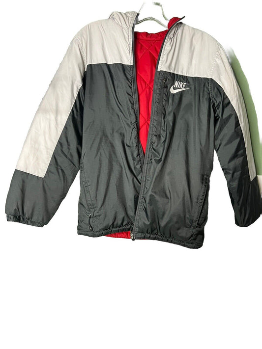 Nike Reversible Winter Puffer Jacket Girl Kids Sz Large L (14-15)