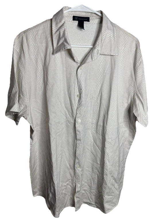 INC International Concepts Polo Shirt Men XL Short Sleeve Cotton Poly