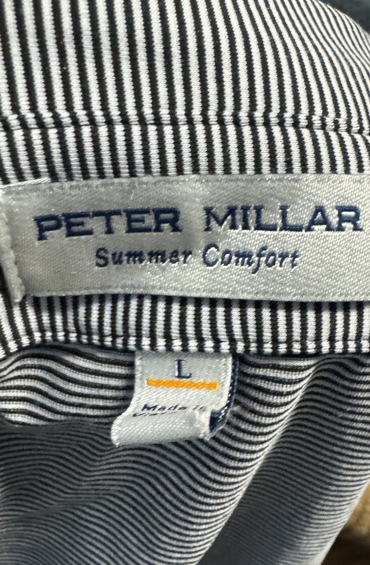 Peter Millar Summer Comfort Golf Polo Shirt Mens Size Large