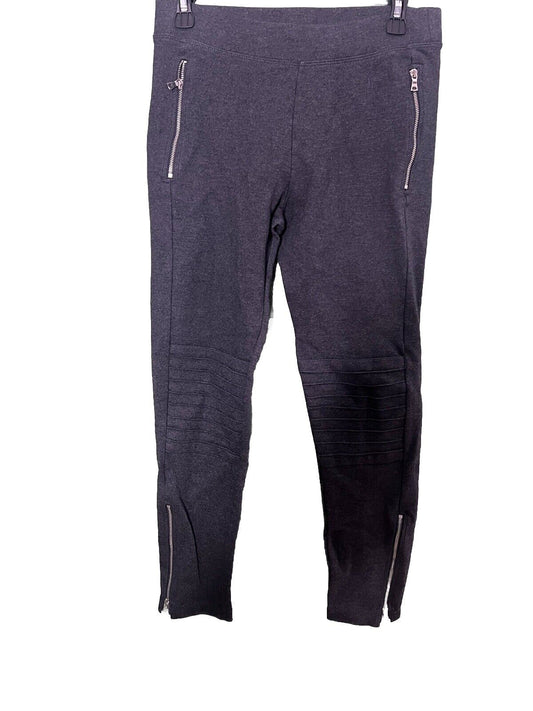 Gap Fit City Jogger Pants Womens Size Medium Pull On Ankle Zip