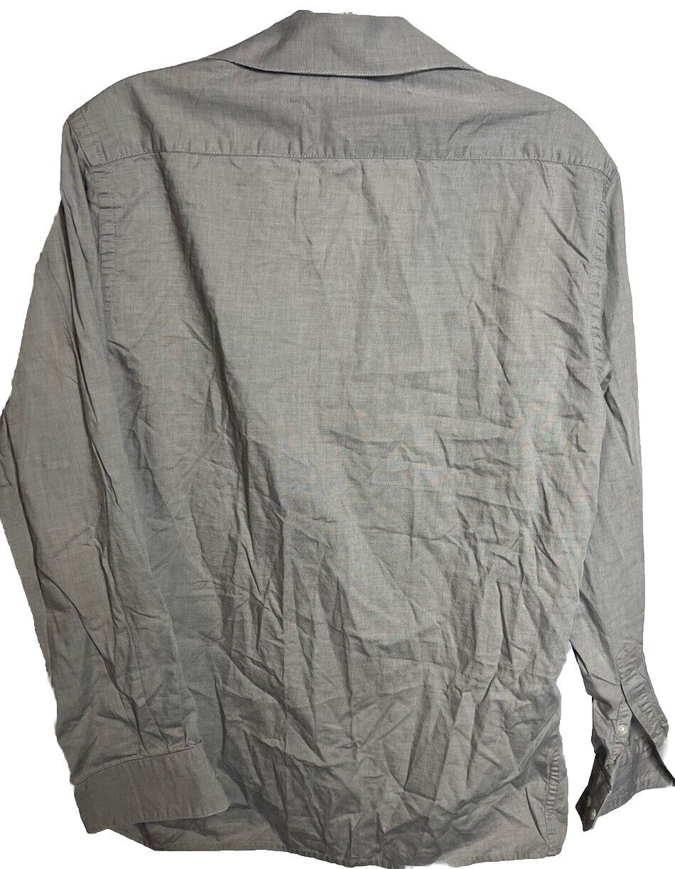 Van Heusen Business Shirt Mens 15.5  Long Sleeve Button Down