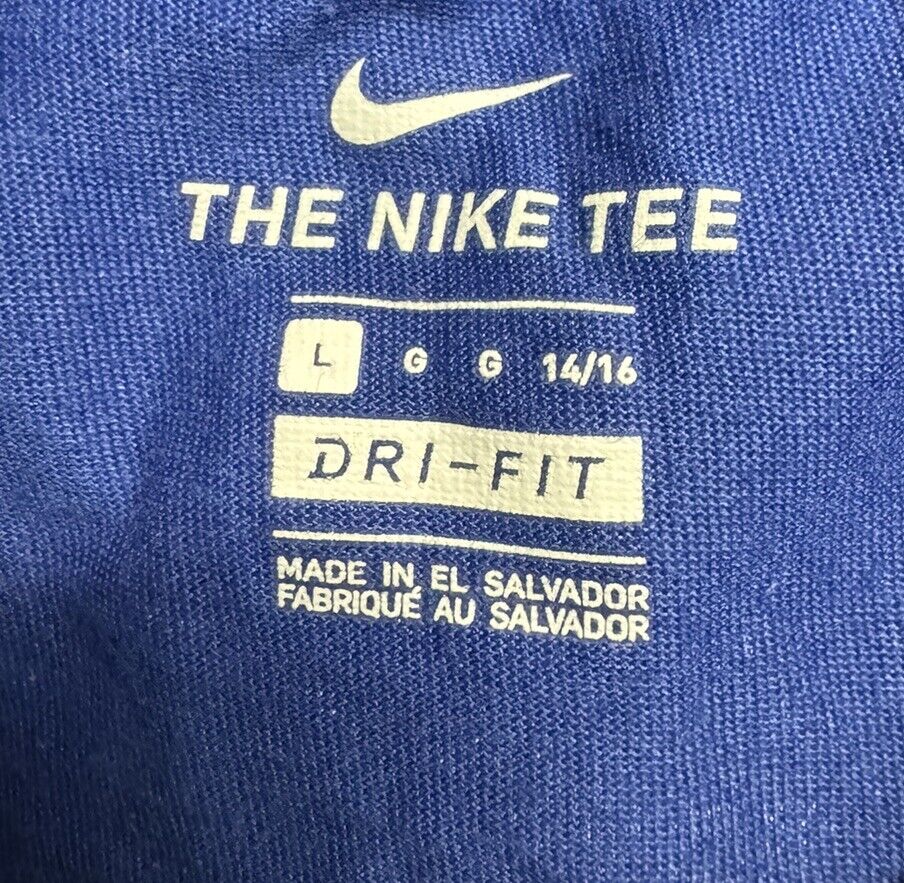 Nike Daniel Jones NFL New York Giants Tee Mens Large Blue #8