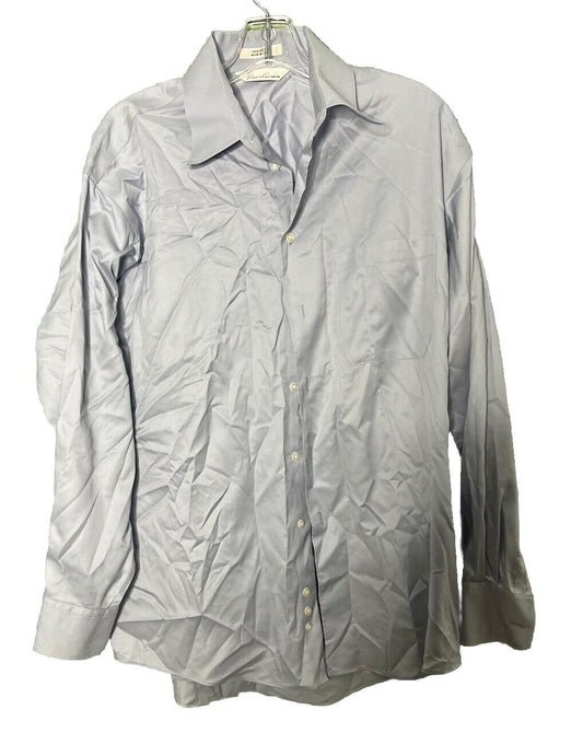 Kenneth Cole Reaction Men's Long Sleeve Regular Fit Button Down Shirt 16 32-33