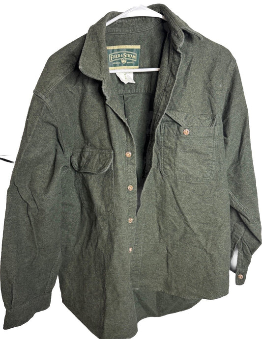 Vintage Field And Stream Button Up Over shirt Jacket Medium