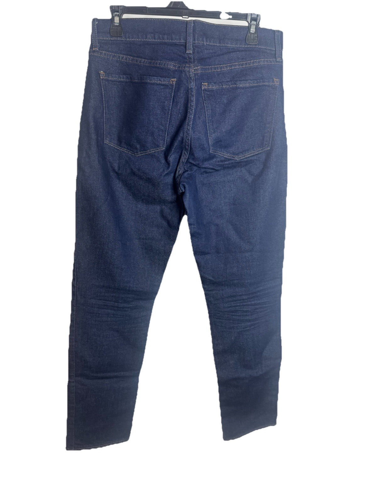 Mott & Bow Mens Slim Straight Jeans 30x32 Blue Dark Wash Mid Rise All Cotton