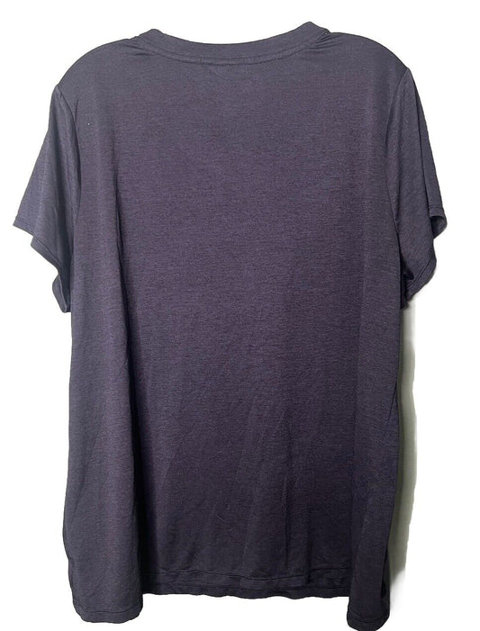 Xersion T Shirt Black Size 2XL V Neck