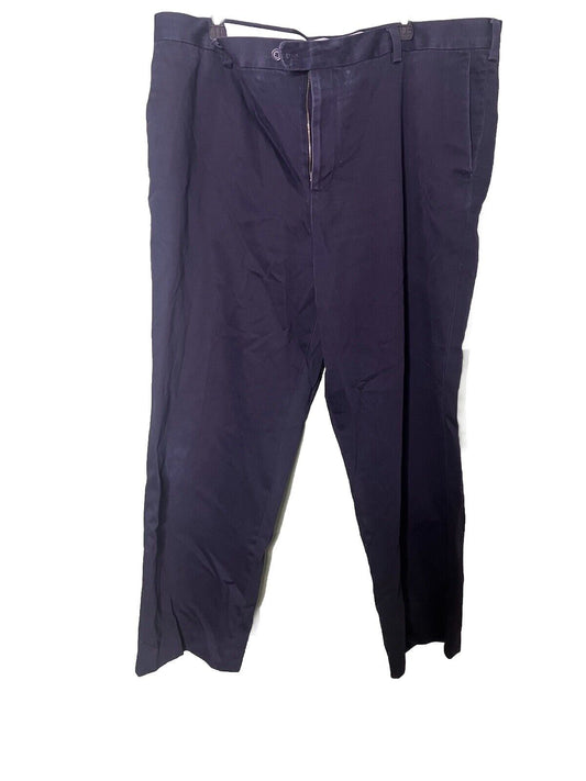 Kirkland Dress Pants Mens 42x30 Classic Fit Comfort Non Iron Flat Front