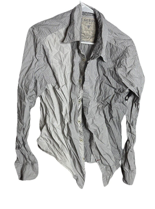 Guess Shirt Men Large Button Down  Long Sleeve