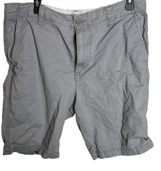 Mens Size 34 Shorts Old Navy Slim Fit 10” Inseam Slash Pockets Chino