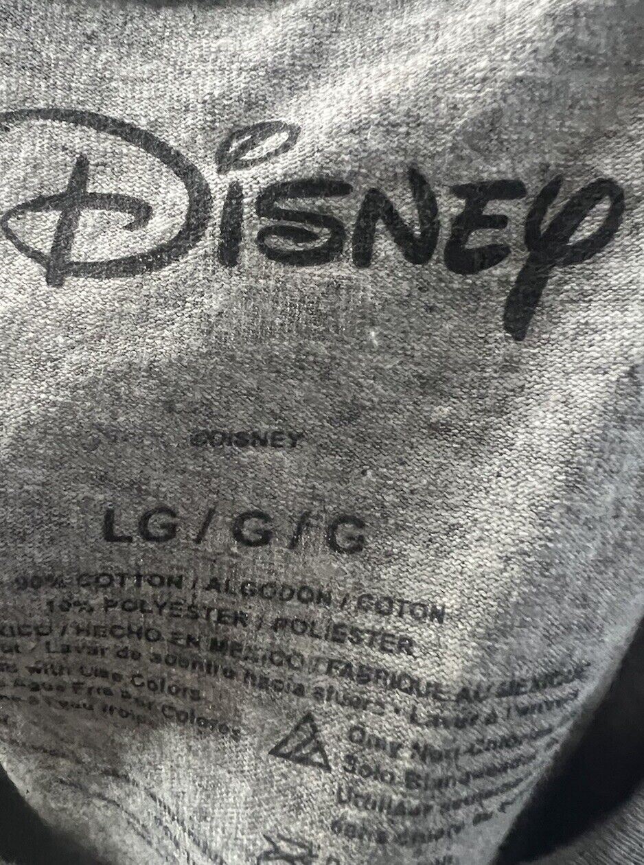Disney Mickey Mouse Ha Ha! T-shirt Size Large Gray.