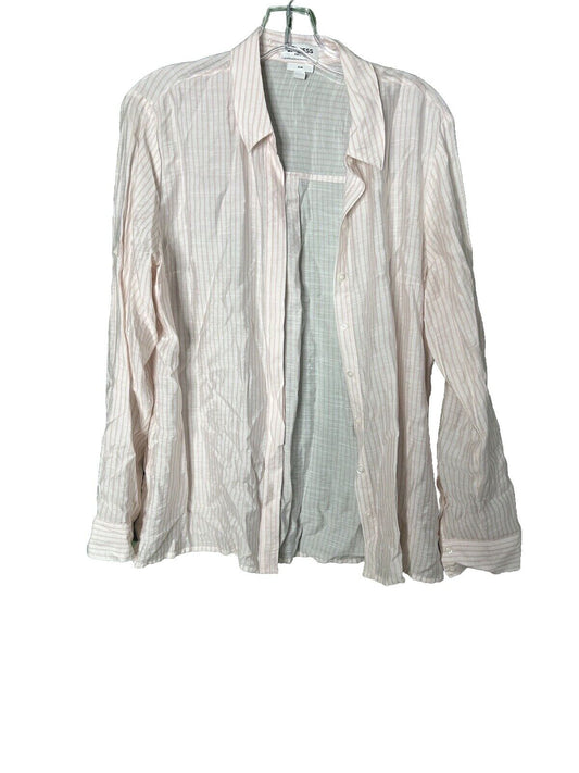 Express Extra Slim Fit Long Sleeve Button Down Shirt Large