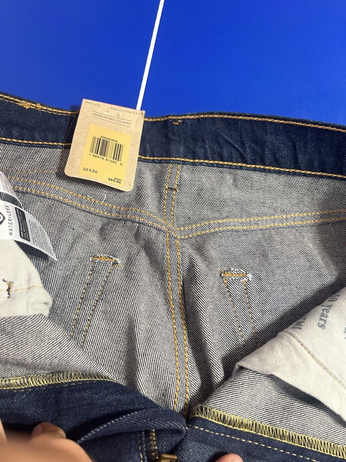 Levi's 505 Vintage Men's Jeans Size 32/30 Dark Wash, Beyond Soft!! Relaxed Fit