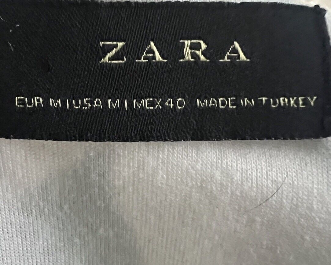 Zara Short Sleeve T-Shirt-Size Medium Floral Print