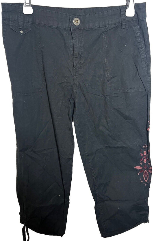 Style & Co Wide-Leg Cropped Jeans  Size 6