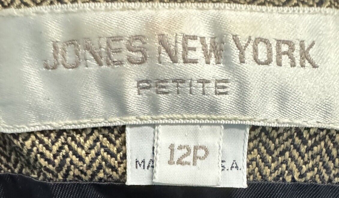JONES NEW YORK WOMENS 12P BLAZER ACADEMIA VINTAGE RETRO