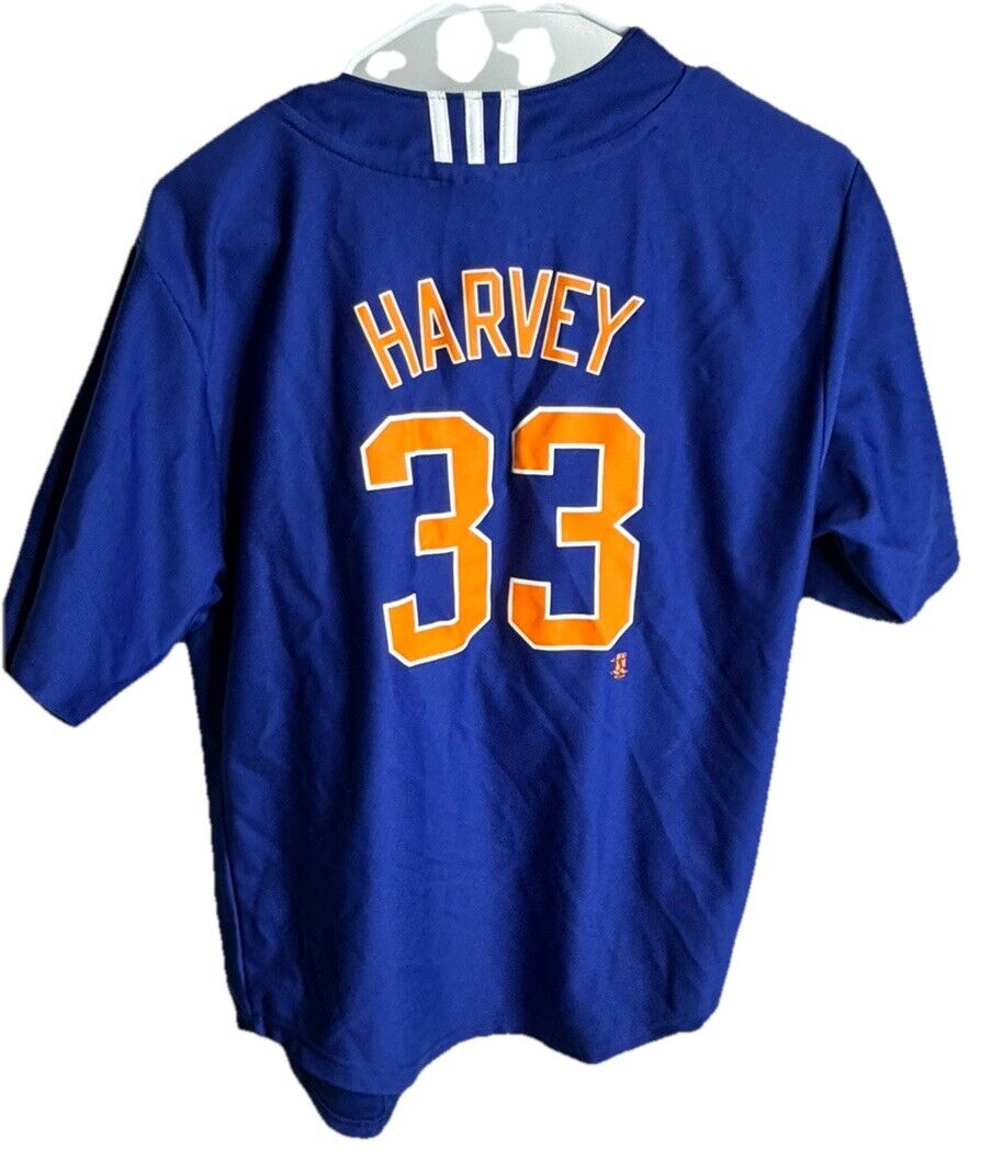 Mets Harvey 33 Majestic Jersey Youth Large 14-16