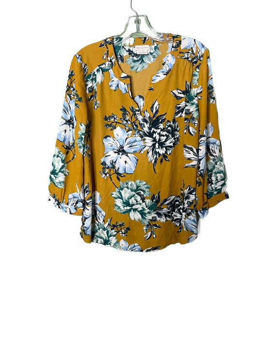 Van Hussen Womens Size Large Floral Print