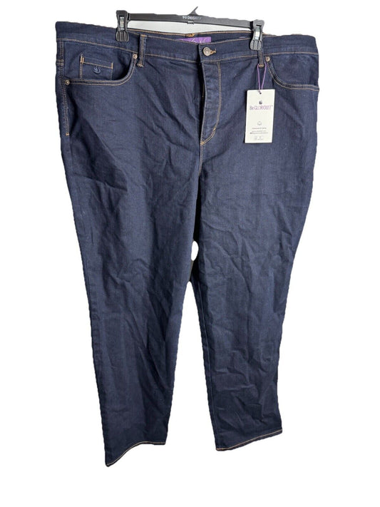 Gloria Vanderbilt Women's Plus Size 22W Amanda Tapered Leg Jeans NEW