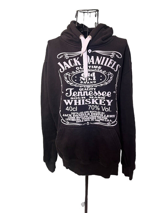 jack daniels whiskey image tour pull over sweater Large