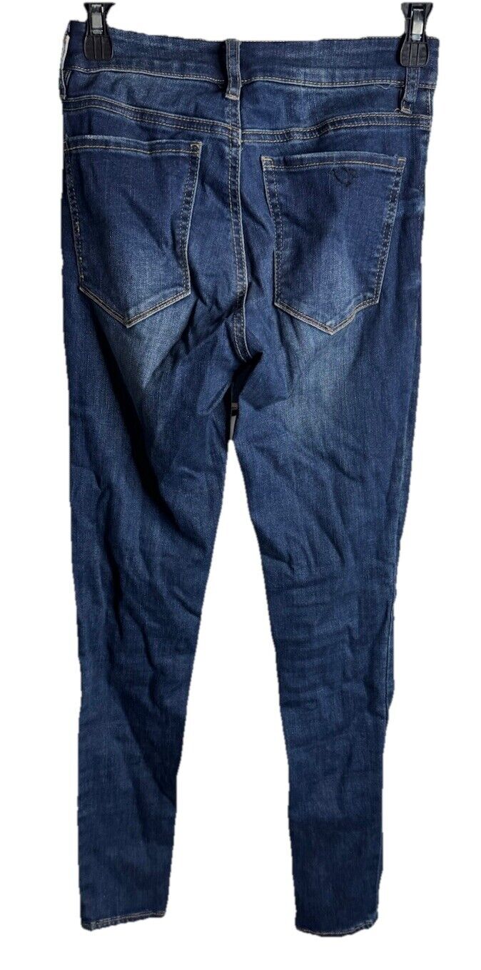Miami High Rise Skinny Jeans Size 3 Juniors Dark Wash Blue Denim