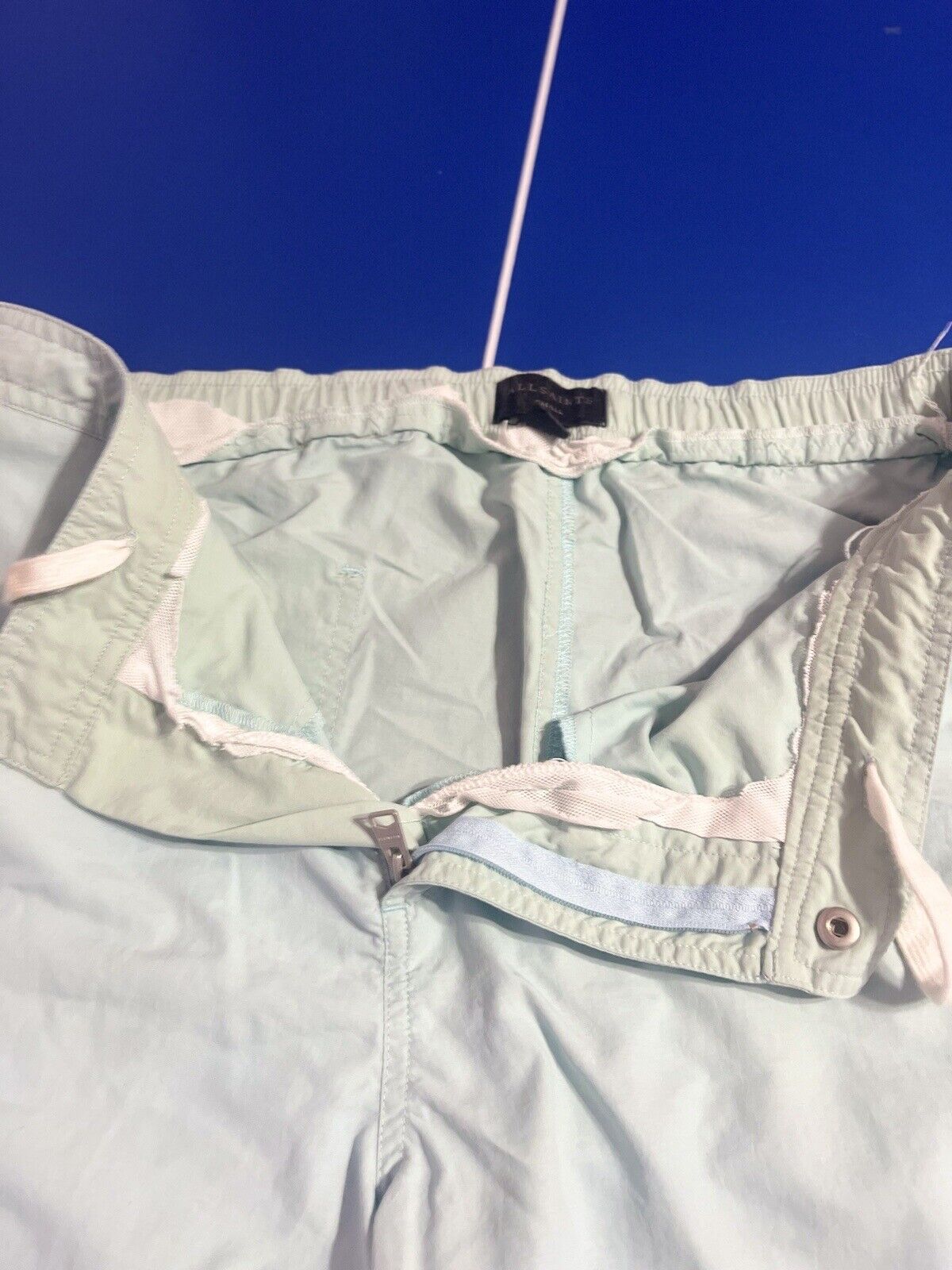 All Saints Warden Swim Trunks Light Blue Men’s Size Small/30High Quality, Rare