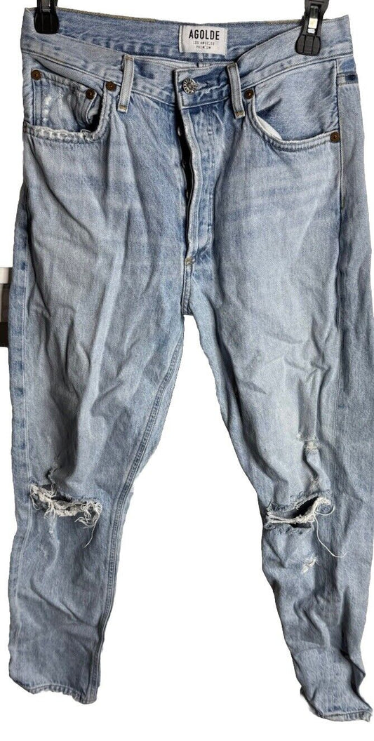 VTG Agolde Drake Womens Jeans Size 27 Straight Made in USA