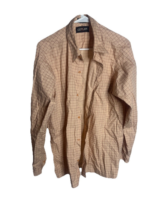 Vtg Cotler American Energy Shirt Button Down Men Size 20