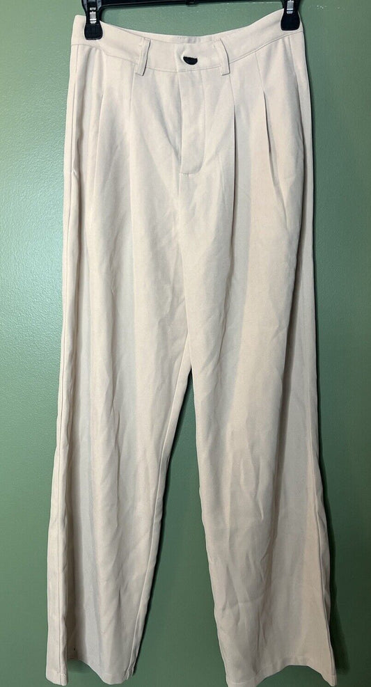Dazy Women's Pleated Pants Size Medium Business Casual Elegant Classic Chic