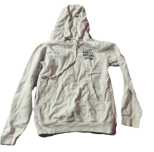 Anti Social Social Club White Hoodie Mens XS