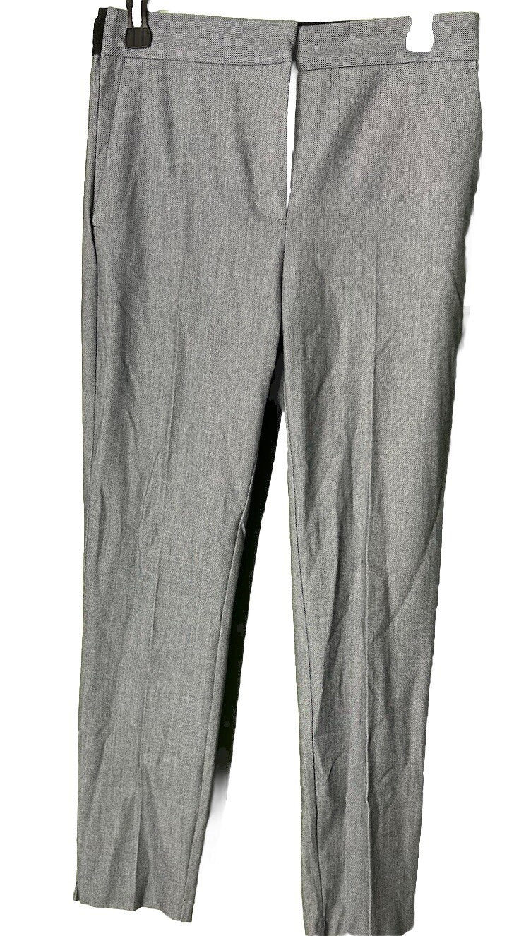 ZARA Pants Womens Medium Gray Chino Stretch  Trousers