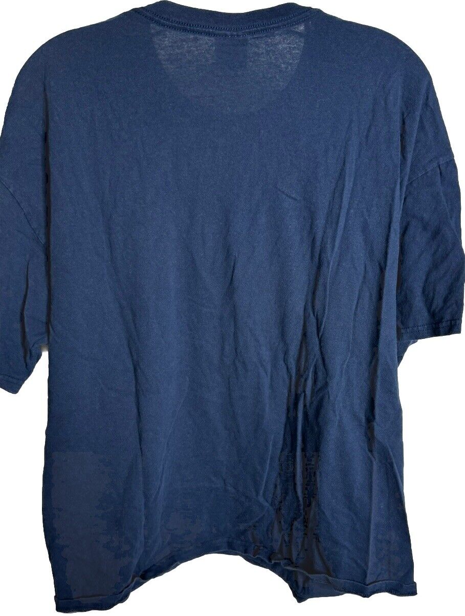 Vintage Los Angeles Rams T Shirt Blue Adult XL Short Sleeve