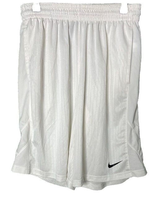 Nike Mens White Basketball Shorts
