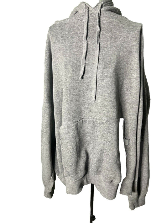 CarGo Men’s Gray 4XL Long Sleeve Pocketed Pullover Sweater