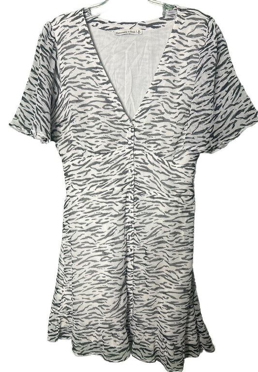 Abercrombie Zebra Dress Size Medium Sundress
