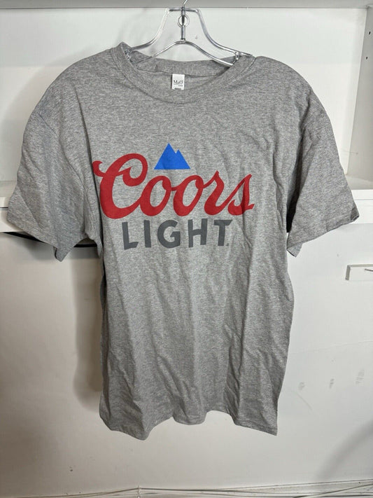 NEW Coors Light L Dark Grey Unisex Large T-shirt Shirt