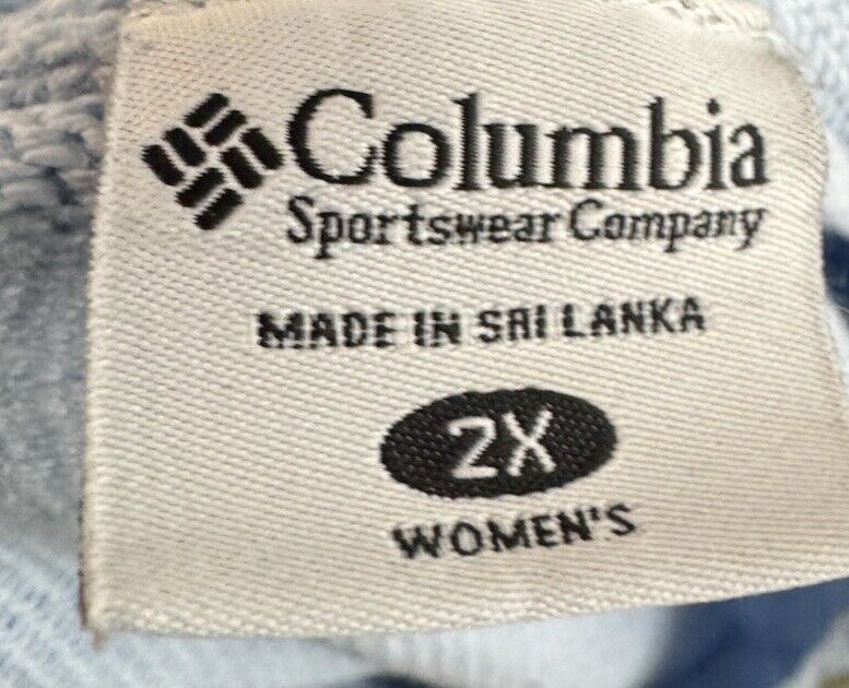 Columbia Sweater Women's Sz 2X Nubby Knit