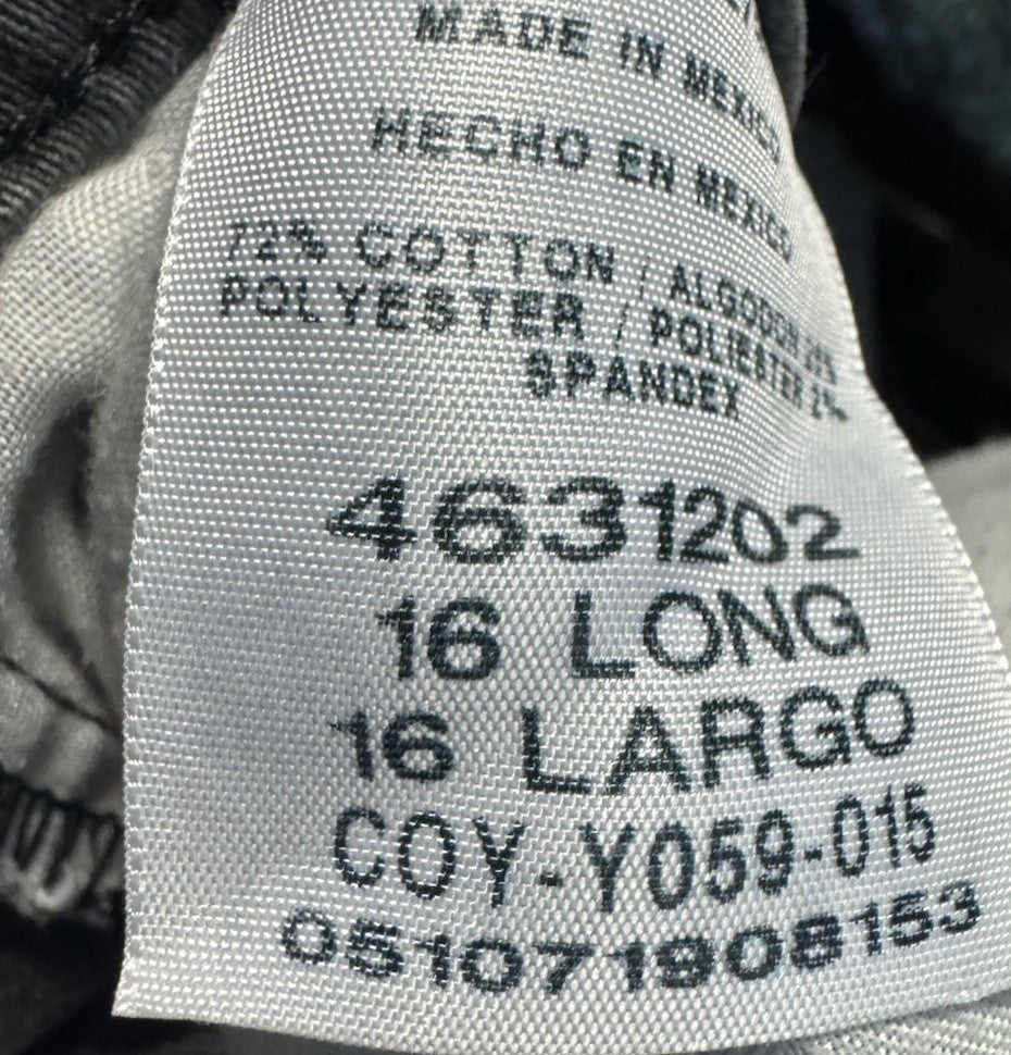 Lee Women Jeans 16 Long Blend Mid Rise Straight Relaxed Fit