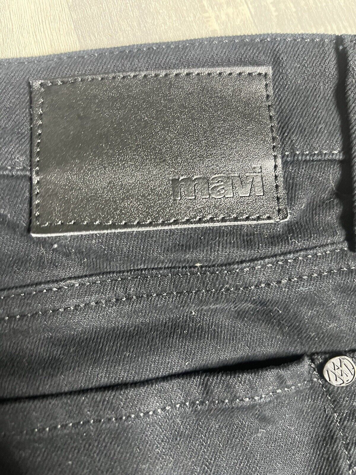 Mavi Black Denim Mens 34x32 Jeans Jake Slim Leg