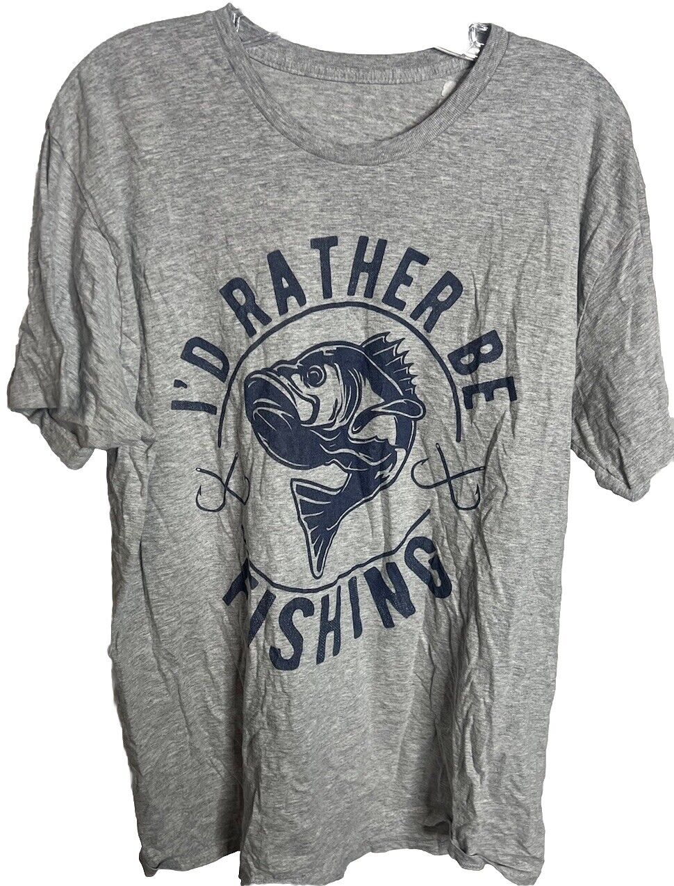 I`d Rather Be Fishing T-Shirt Size XL
