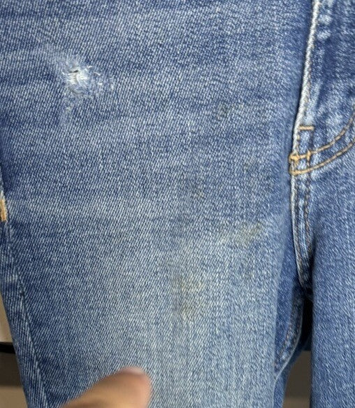 Zara Women's Mid Rise Size 4 Light Wash Straight LegJeans  100% Cotton