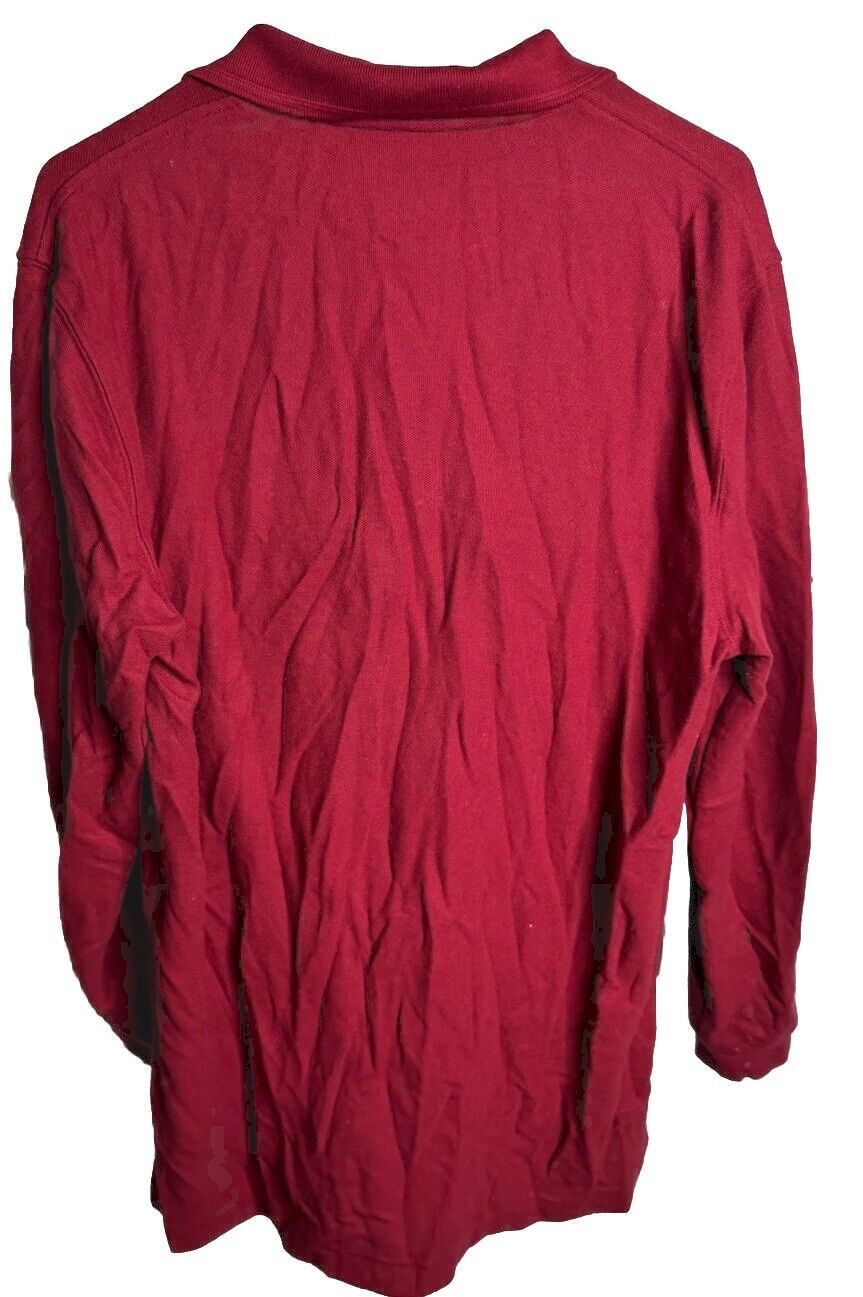 Men's L.L. BEAN Long Sleeve Polo Shirt Size medium tall