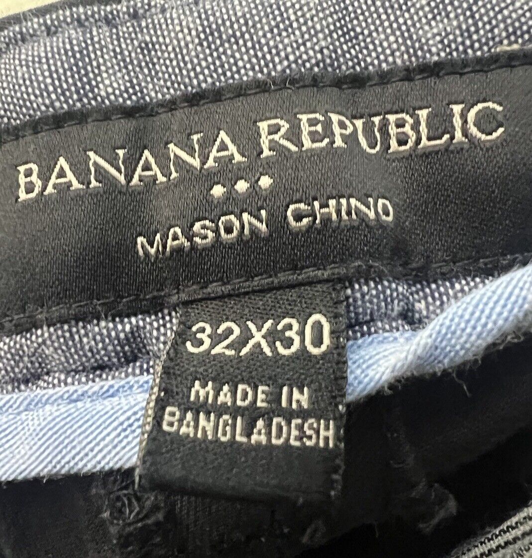 Banana Republic Pants Men Size 32x30  Fit Chino