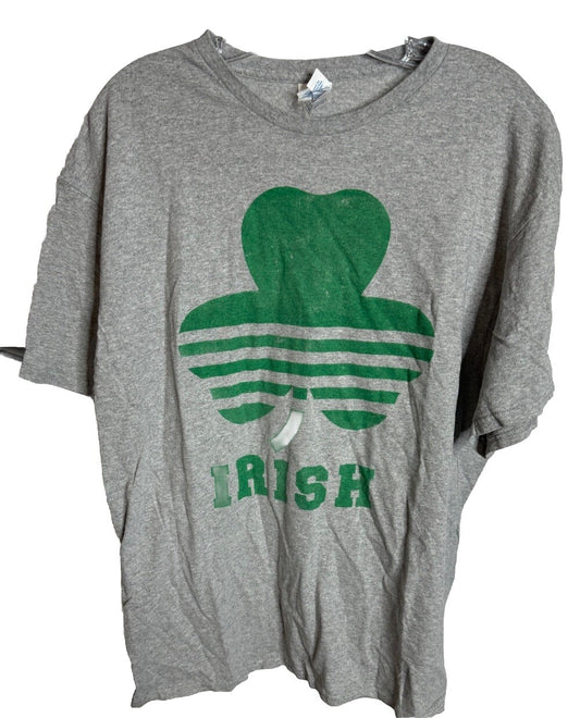 Vintage Irish Shamrock Flag T-shirt St. Patrick's Day Clover Shirt