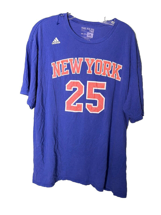 Derrick Rose T-Shirt New York Knicks #25 Youth NBA Name & Number