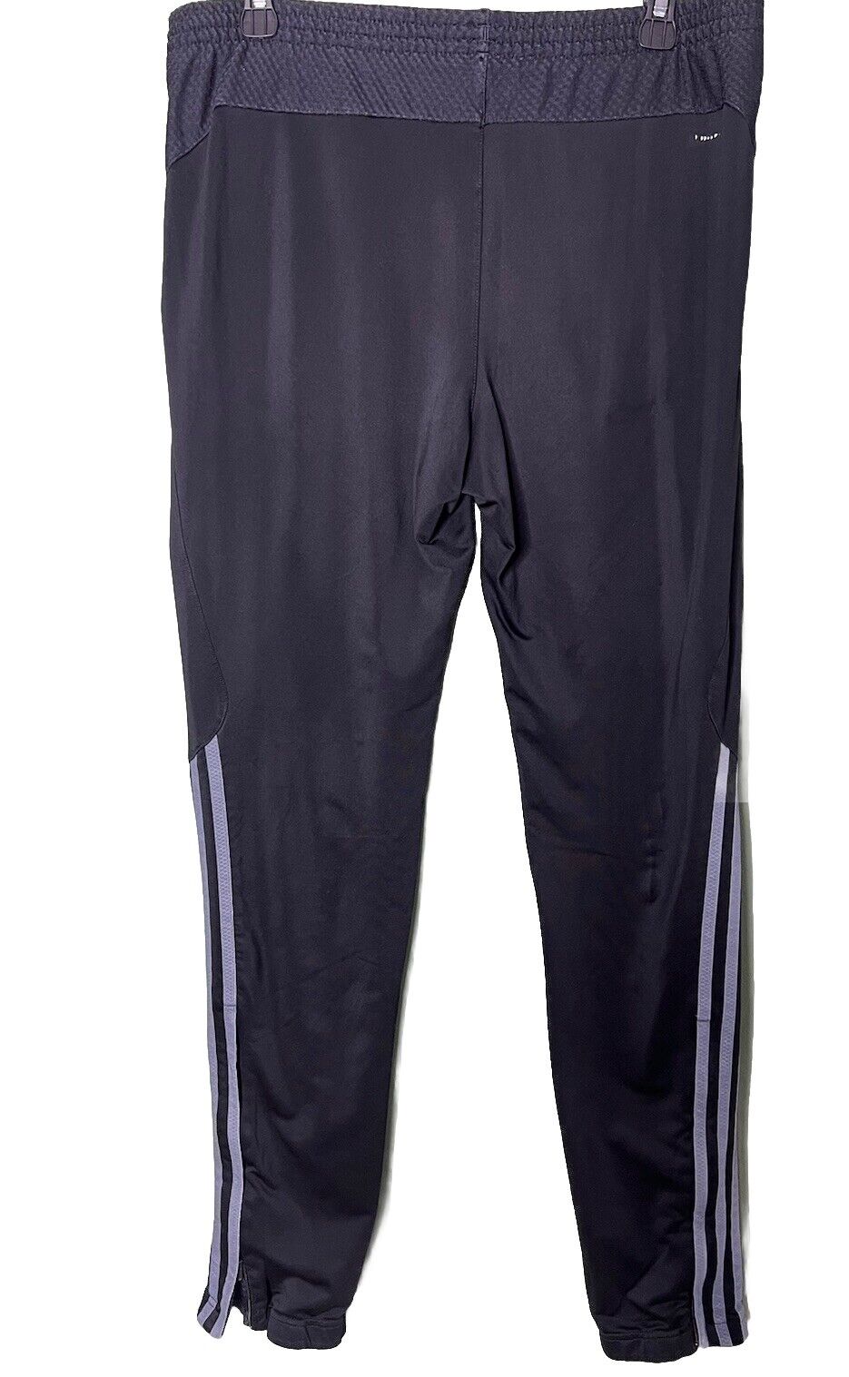 Adidas Climalite 3 Stripe Leggings Pants Small Black Pocket Running