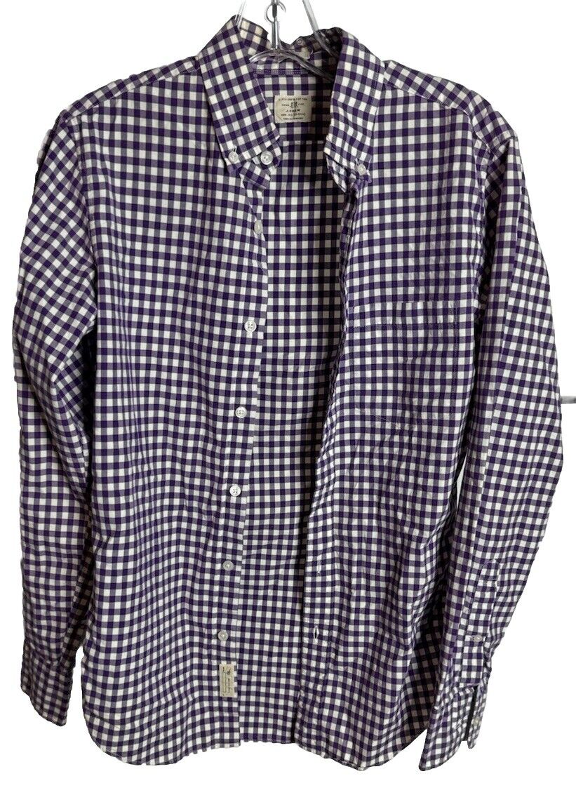 J. CREW Button Down Shirt Plaid Cotton XS