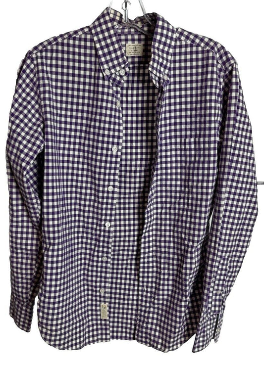 J. CREW Button Down Shirt Plaid Cotton XS