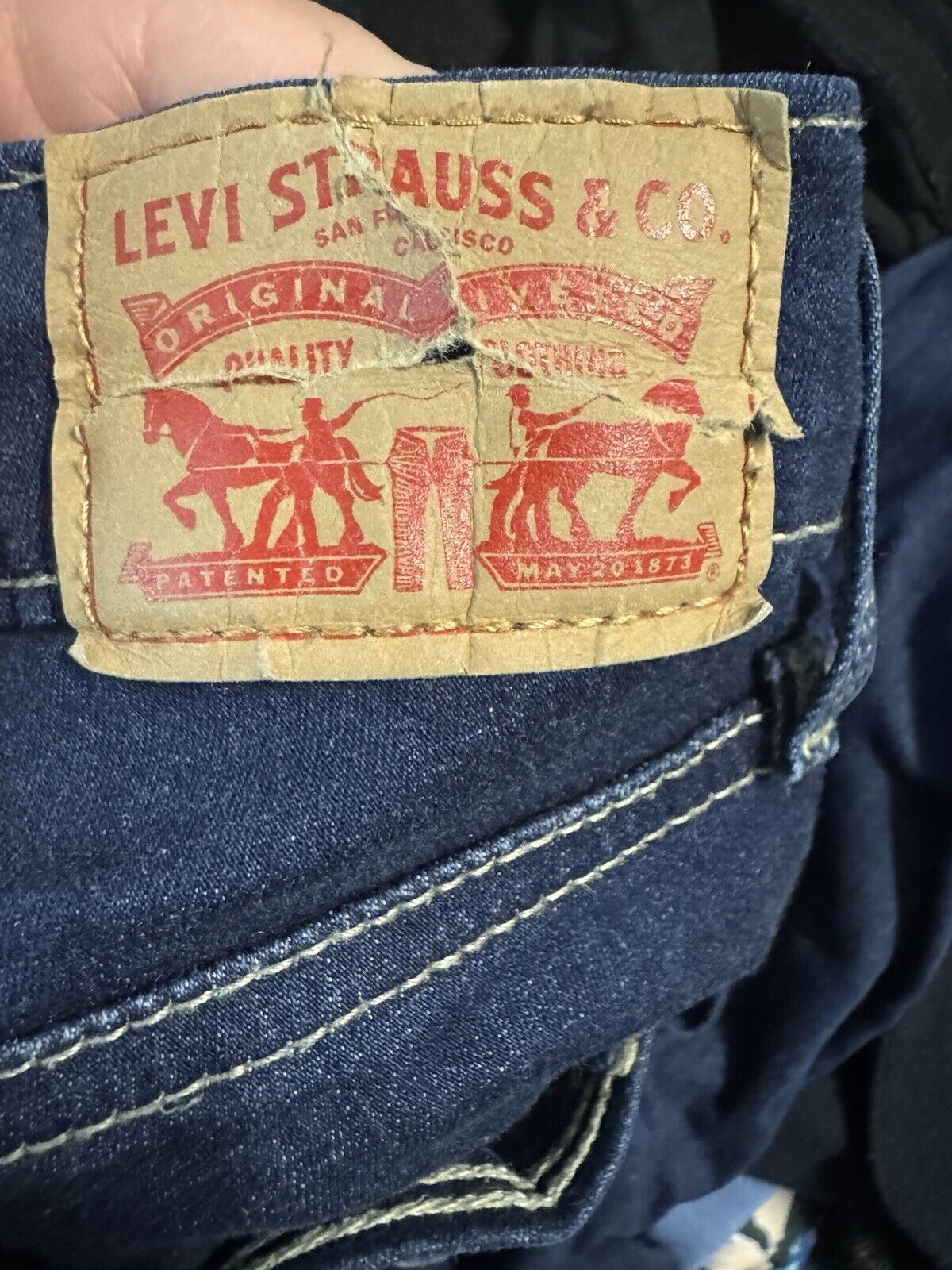 Levis Jeans Womens Size 29 Mid Rise Skinny Blue
