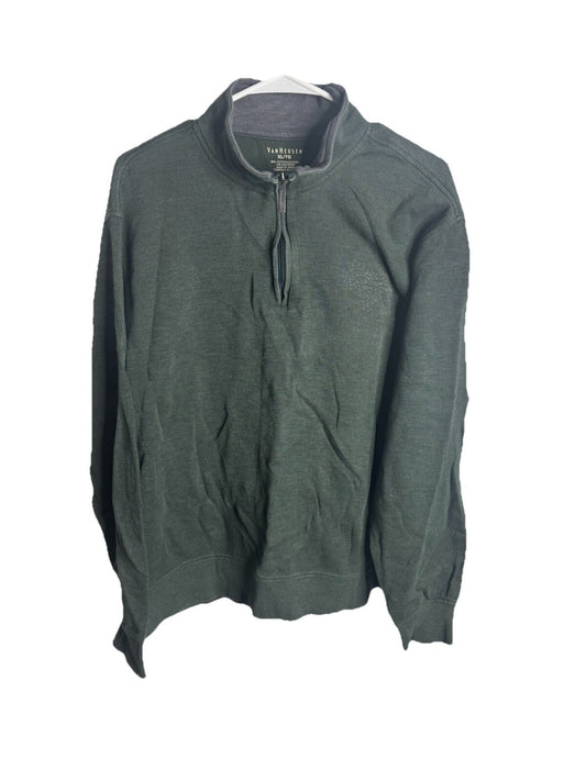 Van Heusen 1/4 Zip pullover sweatshirt Mens Size XL