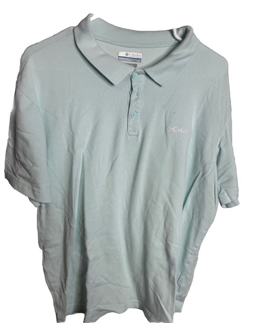 Columbia Polo Shirt Mens Large Short Sleeve Active Fit